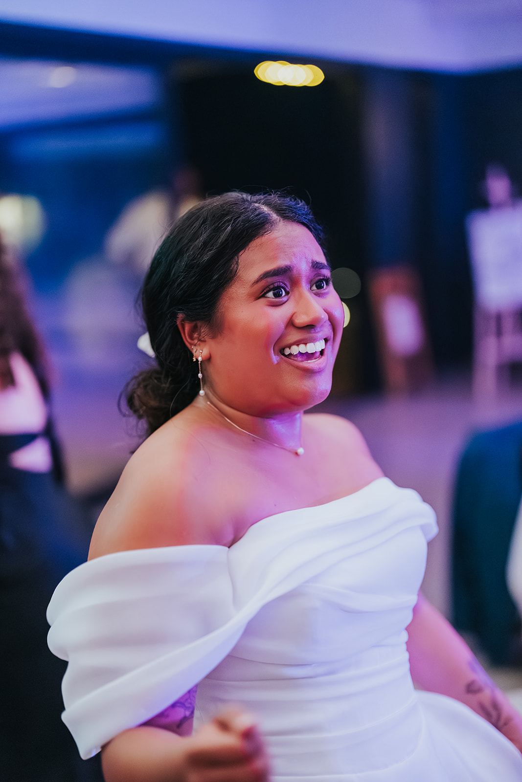 Sophia beaming on the dance floor